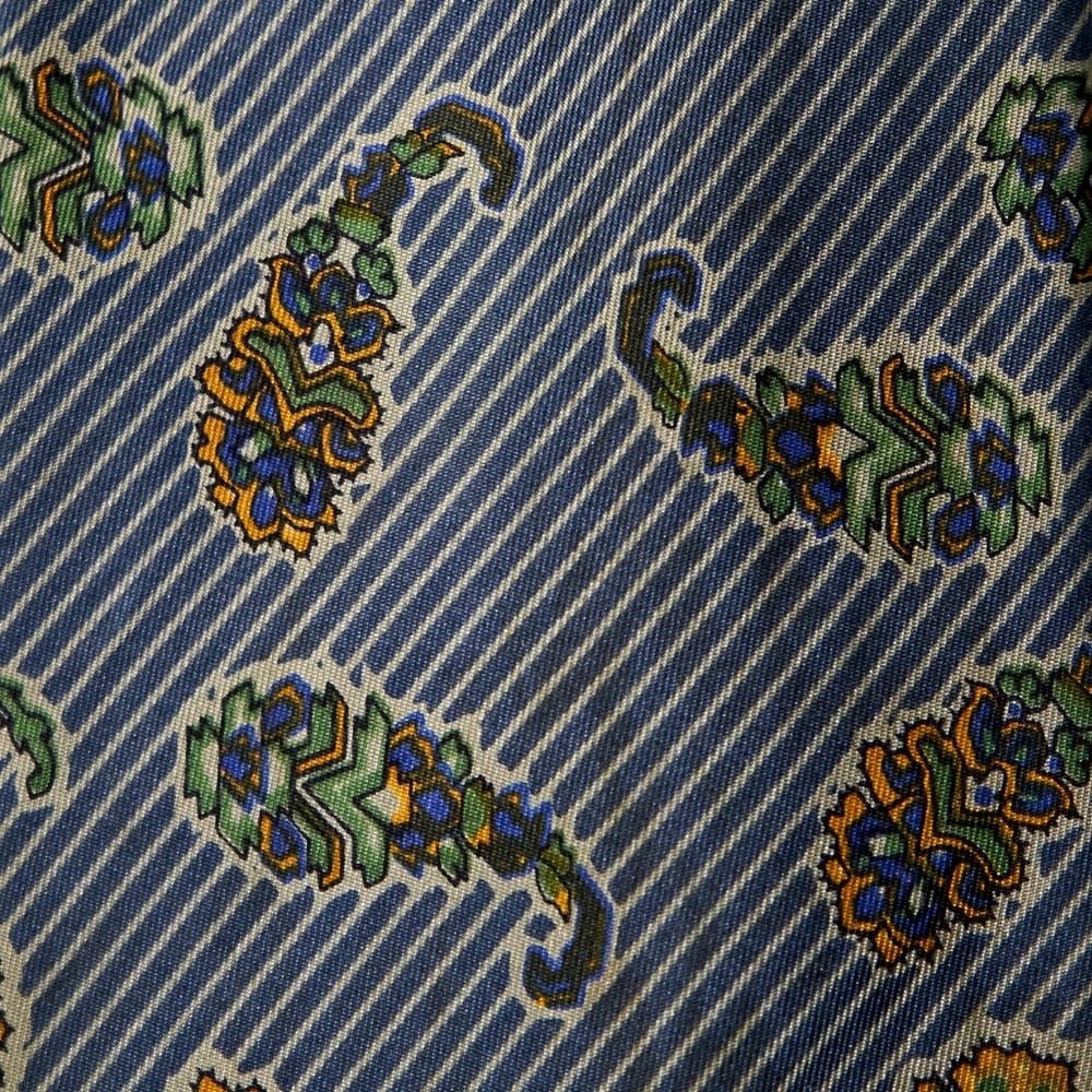 Fendi - Striped and Paisley Tie